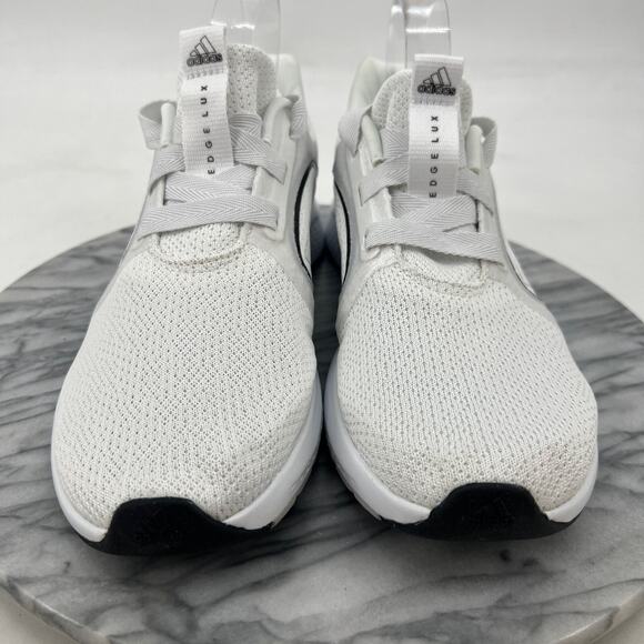 Adidas Womens Shoes 9 White Black Edge Lux 5 Athletic Running Sneakers H03865 - Picture 3 of 12